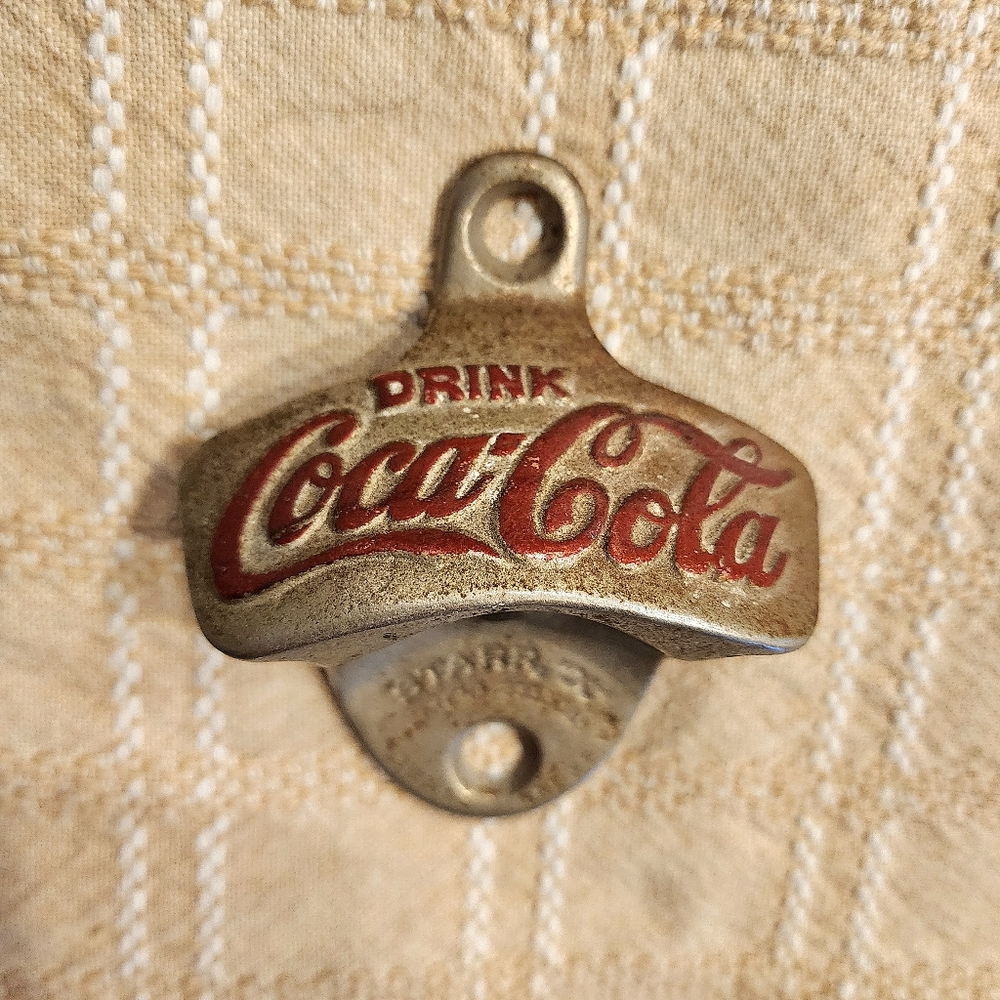 Vintage Drink Coca-Cola "Starr X" made in USA mounted bottle opener
